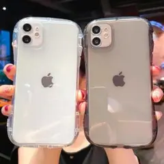 iPhone13miniケース カバー クリア 透明 韓国 iFace風