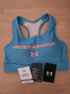 UNDER ARMOUR 水色 スポーツブラ M
