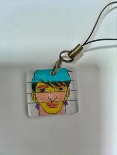 カラフルプラバンチャーム　男性イラスト１