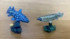 いきもの大図鑑ミニコレクション　古代魚　 シーラカンス　アリゲーターガー