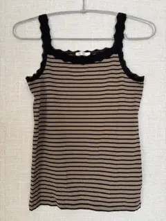 美品 VIS ボーダーキャミソール Mサイズ