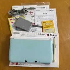 ニンテンドー3DS LL ミント SDカードなし 初期化済み