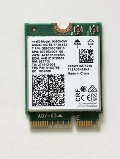 Intel Model 9560NGW Wi-Fiカード 無線LANカード