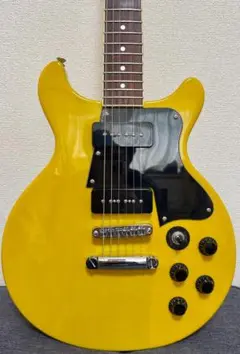 ⭐︎Edwards エドワーズ⭐︎レスポールスペシャル　ダブルカッタウェイ　イエロー Gibson Les Paul Special DC Faded - Worn TV Yellow | Blue