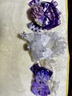犬用リボンアクセサリー5個セット