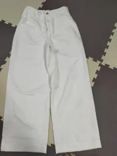 avv デニムワイドパンツ ホワイト