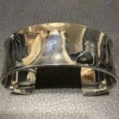 新品 シルバー925ワイドバングル