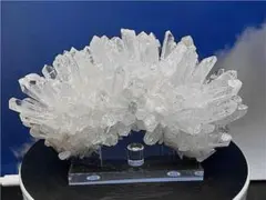 超綺麗【入手困難】高透明度水晶クラスターB86B6/132B71B