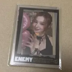 TWICE サナ ENEMY JYP 購入特典 フォトカード付き硬質ケース