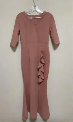 Qiangtan Fashion ピンクタイトドレス Mサイズ
