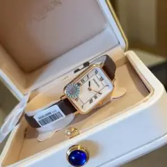 CHANEL アナログ時計 ホワイト/ブラウン