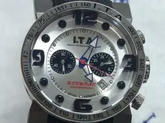 最安値。美品!　I.T.Aクロノグラフ　ビーコンパックス 　シルバー