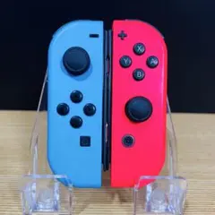 ジョイコン純正 ネオンブルー左(L)＆ネオンレッド右(R)セット 動作確認済 ⑳
