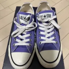 convers コンバース ローカット パープル23.5cm ALL STAR