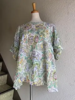 Tunic 鴨居羊子 パフスリーブ ブラウス Tシャツ
