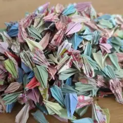 ハンドメイド　ミニ折り鶴、千羽鶴　300〜