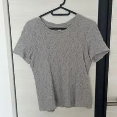 UNIQLO M グレー 半袖Tシャツ
