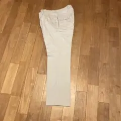 ライトベージュ スリムフィットパンツ 86