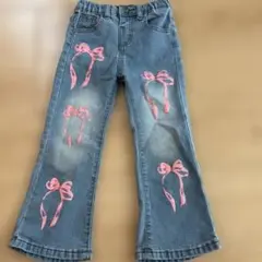 SHEIN デニムリボンボトムス 5Y