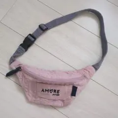 未使用に近い！zaraキッズ美品ボディバッグウエストポーチショルダー鞄