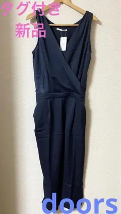 タグ付き新品【urban research doors】サロペット ネイビー