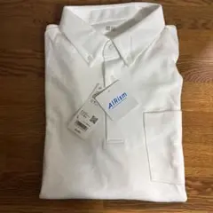 UNIQLO エアリズム ポロシャツ L ホワイト