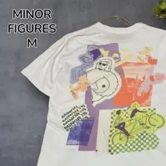 【人気】MINOR FIGURES Tシャツ ホワイト M バックプリント