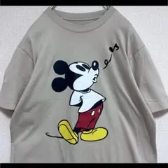 UNIQLO ユニクロ Tシャツ ミッキーマウス ベージュ Disney S