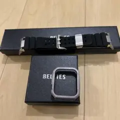 BELTiES ブラック シリコンバンド Apple Watch