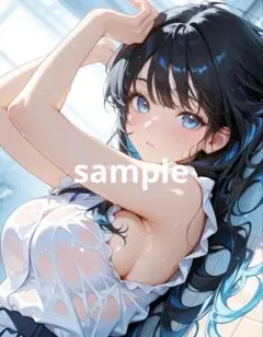 AIイラスト 美女 A4ポスター G37