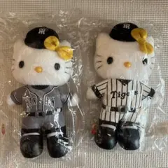 阪神タイガース×ハローキティ ぬいぐるみ　平和堂タグ付