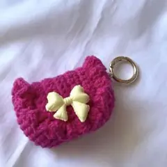 ハンドメイド フリルミニポーチ