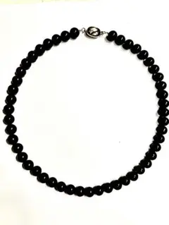 シックにお洒落に❣️「漆黒の宝石」天然ジェットNC 8.0mm