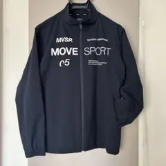 MOVE SPORT クロスジャケット  AIRY TRANSFER ネイビーM