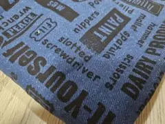SALE✨ 【廃番&レア】 ブロード デニム風 ロゴ