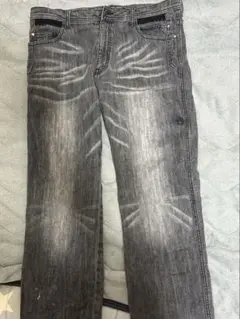 barassi グレー ストレートデニム MS