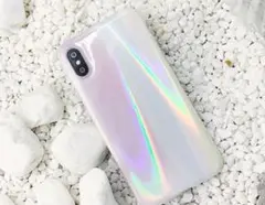 【c.u.l】iPhoneカバーケース/ホワイトオーロラ/iPhone12Pro