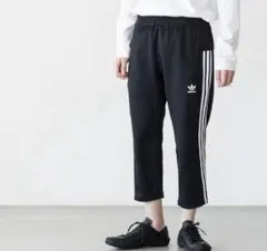adidas originals 3stripe パンツ 7分丈 ブラック xs