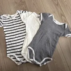 PETIT BATEAU ボディスーツ 3枚セット 24m/86cm