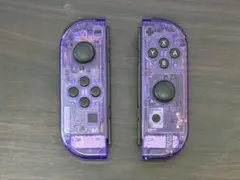 Nintendo switch Joy-Con カスタム クリアパープル