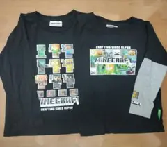 マインクラフト　ロンT　120 2枚セット
