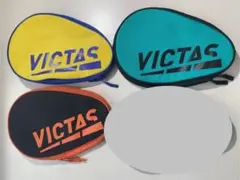 VICTAS（ヴィクタス）卓球　カラー ブロック ラケットケース ラウンド型