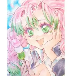 手描きイラスト☆蜜璃ちゃん