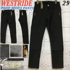 ウエストライド　WEST RIDE　パッドモトパンツ　ブラック　２９　新品未使用