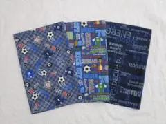 94❤ハンドメイド　ランチョンマット　サッカー　35×45　３枚❤