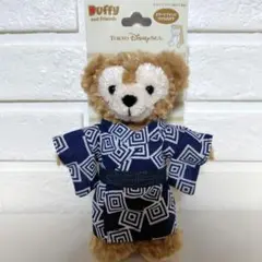 ダッフィー スマートフォンぬいぐるみ用 コスチューム 浴衣 三枡柄