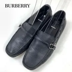 LA4382 Burberry バーバリー ローファー ブラック レディース38
