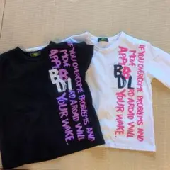 BABYDOLL　BBDL PLAY Tシャツ 2枚セット 黒 白