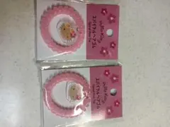 【新品未使用】日焼けキティスパイダルヘアゴム×２