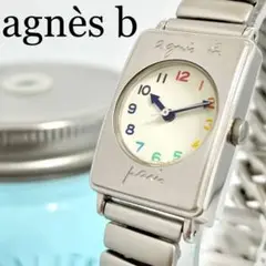 518 agnès b アニエスベー時計 レディース腕時計 蛇腹ベルト 箱付き